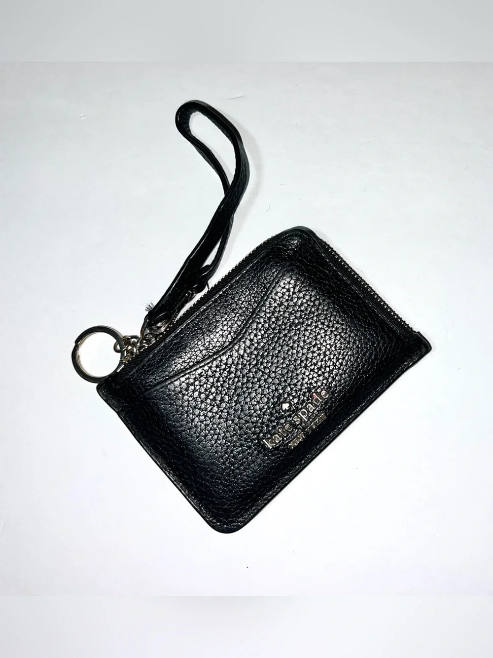 Kate Spade Leila Small Card Holder Wristlet BLACK
